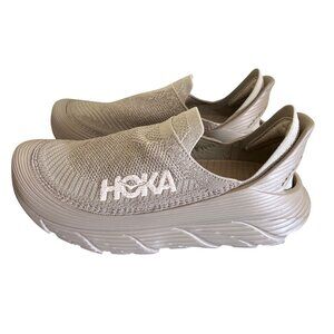 Hoka One One TC Restore Mens Beige Slip-On Shoes Size